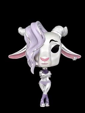 Disney’s Gazelle from the movie Zootopia, made from sterling silver and s925.